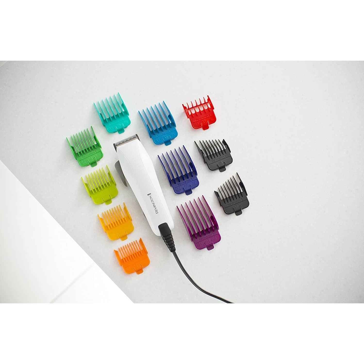 Buy Remington,Remington HC5035 Corded Colour Cut Hair Clipper, White and Grey - Gadcet.com | UK | London | Scotland | Wales| Ireland | Near Me | Cheap | Pay In 3 | Shaver & Trimmer