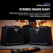 Buy BOSS,BOSS KATANA-50 MkII EX Guitar Amplifier | 50-Watt Combo Amp | GA-FC/GA-FC EX Foot Controller Support | Line Output with Cabinet Emulation | Link Second Katana-50 MkII Model with Stereo Expand Feature - Gadcet UK | UK | London | Scotland | Wales| Near Me | Cheap | Pay In 3 | Audio Amplifiers
