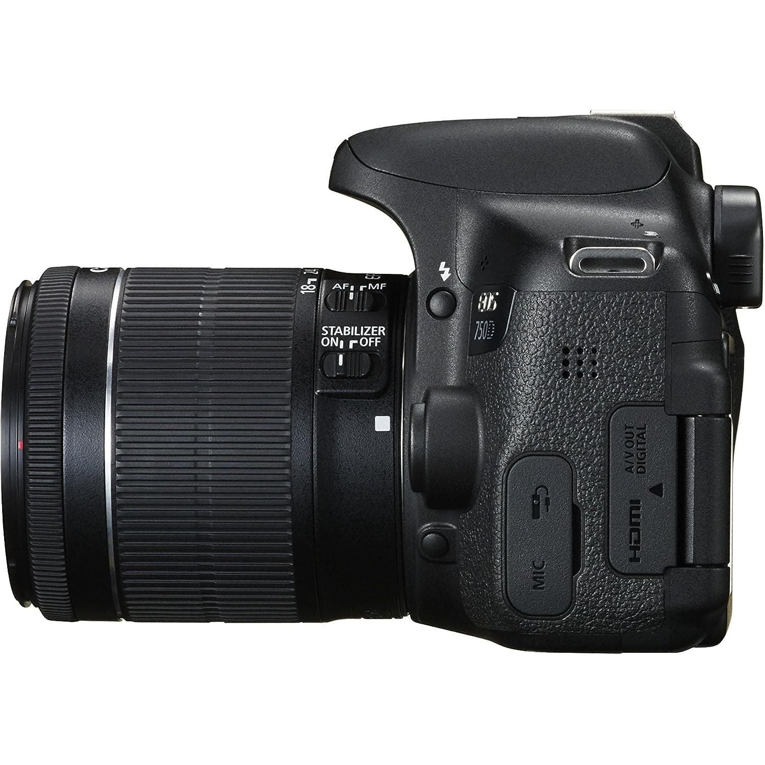 Buy Canon,Canon EOS 750D Digital SLR Body Only Camera with EF-S 18-55 mm f/3.5-5.6 IS STM Lens (24.2 MP, CMOS Sensor) 3-Inch LCD Screen - Gadcet.com | UK | London | Scotland | Wales| Ireland | Near Me | Cheap | Pay In 3 | Cameras
