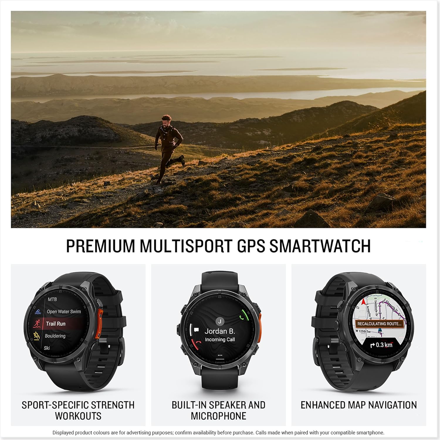 Buy GARMIN,Garmin Fēnix 8 Pro Amoled Premium Multisport GPS Smartwatch – 51 mm, Sapphire Lens, Carbon Gray DLC Titanium - Gadcet UK | UK | London | Scotland | Wales| Near Me | Cheap | Pay In 3 | Smart Watches