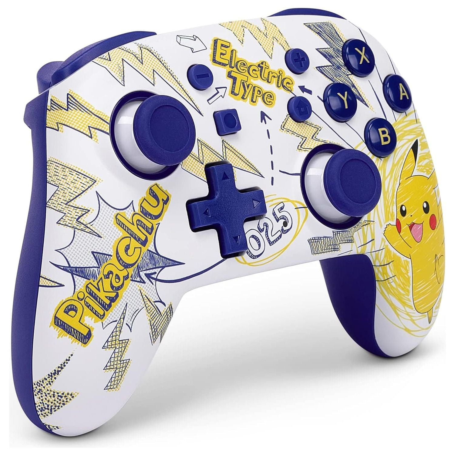 Buy Power A,PowerA Nano Enhanced Wireless Controller for Nintendo Switch - Pokémon: Pikachu School Days - Gadcet UK | UK | London | Scotland | Wales| Near Me | Cheap | Pay In 3 | Game Controller Accessories