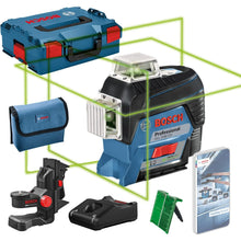 Bosch GLL 3-80 CG Professional 12V Green Laser Level | 30m Range, Battery, App Control & L-BOXX