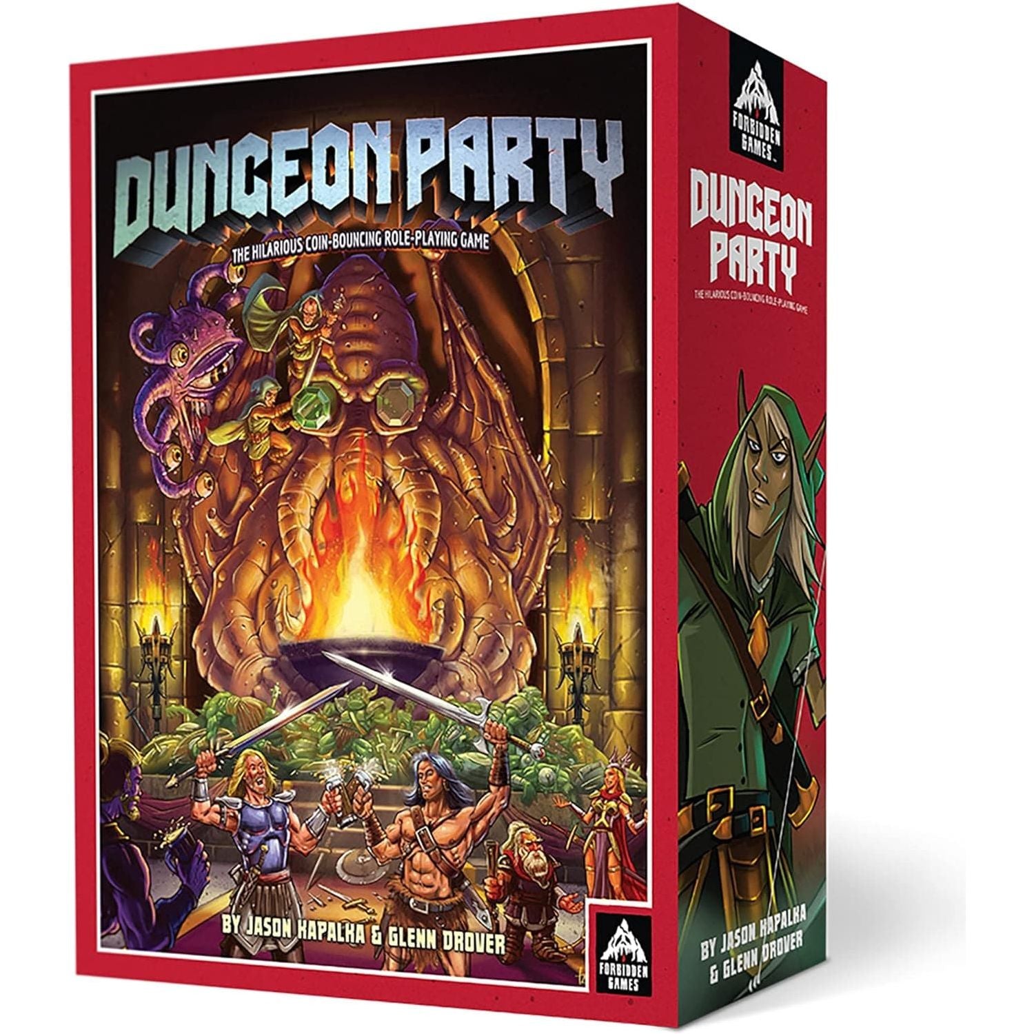 Buy Gadcet UK,Forbidden Games: Dungeon Party - Premium Edition, Coin Bouncing Role-Playing Card Game, Party Game, Ages 10+, 1-6 Players - Gadcet UK | UK | London | Scotland | Wales| Ireland | Near Me | Cheap | Pay In 3 | Games and Toys