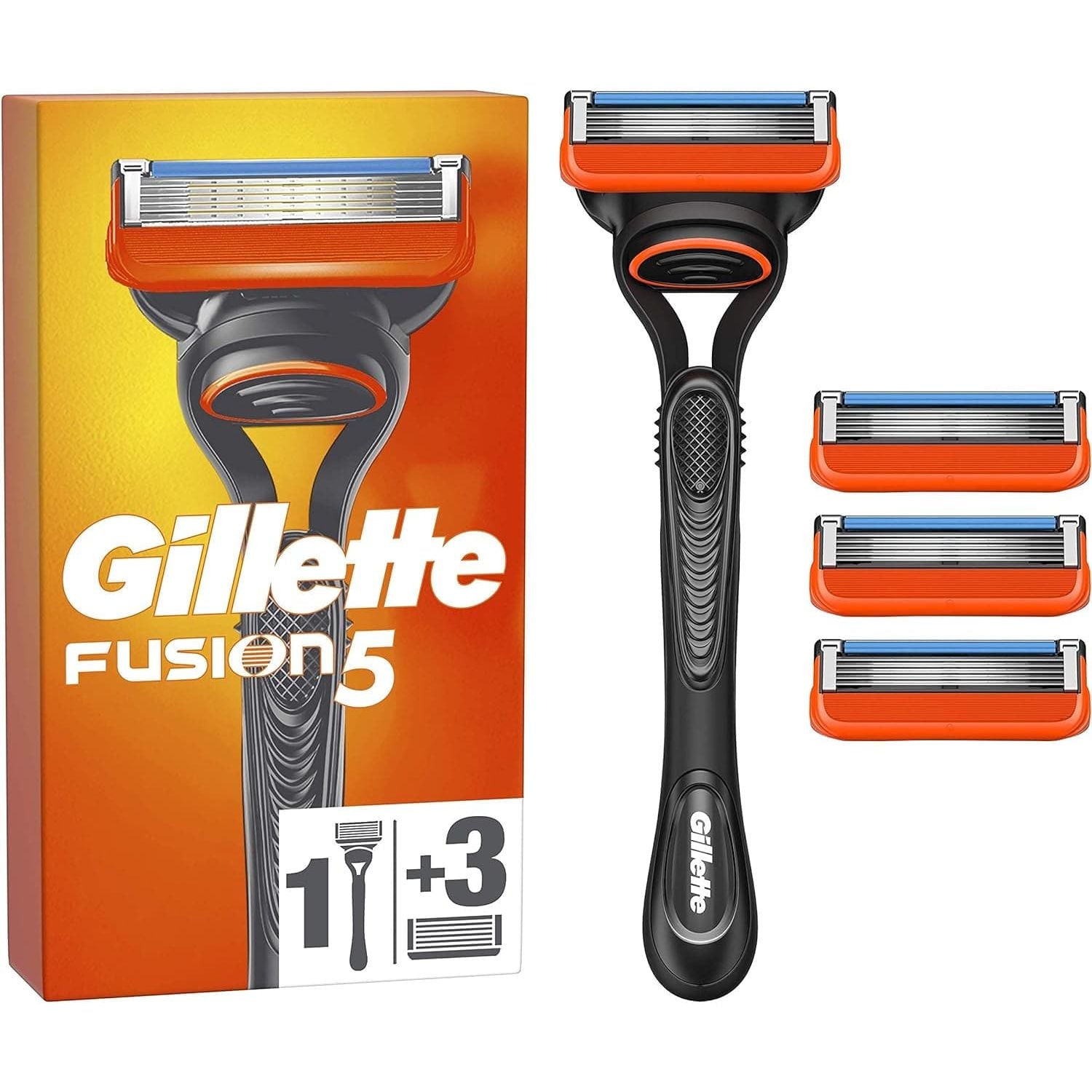 Buy Gillette,Gillette Fusion5 Men's Razor +, 3 Razor Blade Refills with Precision Trimmer, 5 Anti-Friction Razor Blades - Gadcet UK | UK | London | Scotland | Wales| Near Me | Cheap | Pay In 3 | Shaving & Grooming