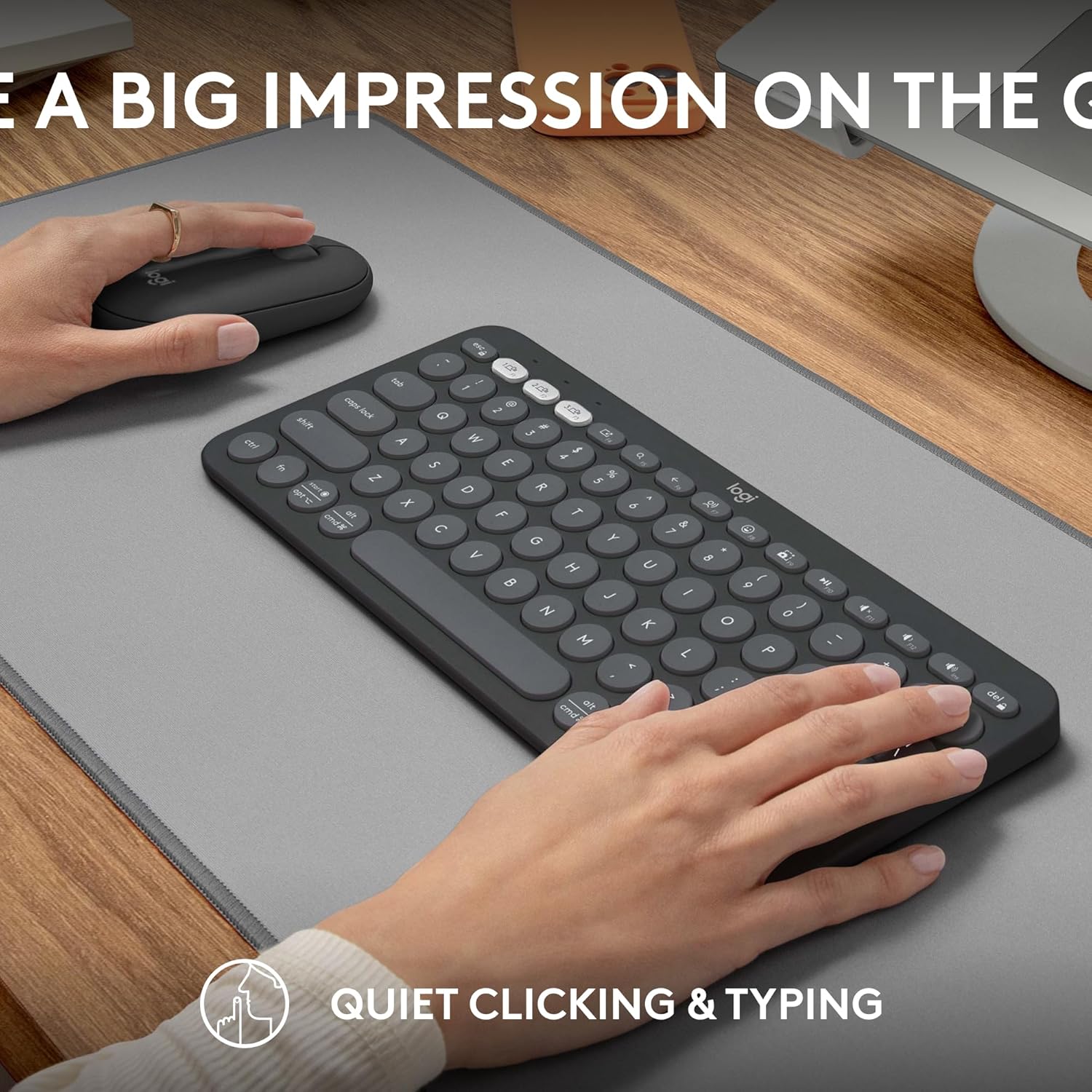 Buy Logitech,Logitech Pebble 2 MK380 Wireless Keyboard & Mouse Set - Graphite - Gadcet UK | UK | London | Scotland | Wales| Near Me | Cheap | Pay In 3 | Computer Accessory Sets