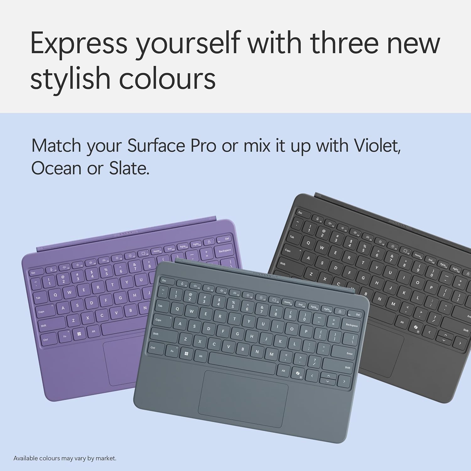 Buy Microsoft,Microsoft Surface Pro 12-inch Keyboard | Compatible with Surface Pro Copilot + | Ocean - Gadcet UK | UK | London | Scotland | Wales| Near Me | Cheap | Pay In 3 | Keyboard
