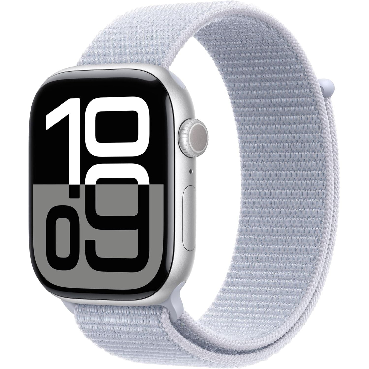 Buy Apple,Apple Watch Series 10 GPS 46mm Silver Aluminium Case with Blue Cloud Sport Loop - One Size - Gadcet UK | UK | London | Scotland | Wales| Near Me | Cheap | Pay In 3 | Smart Watches