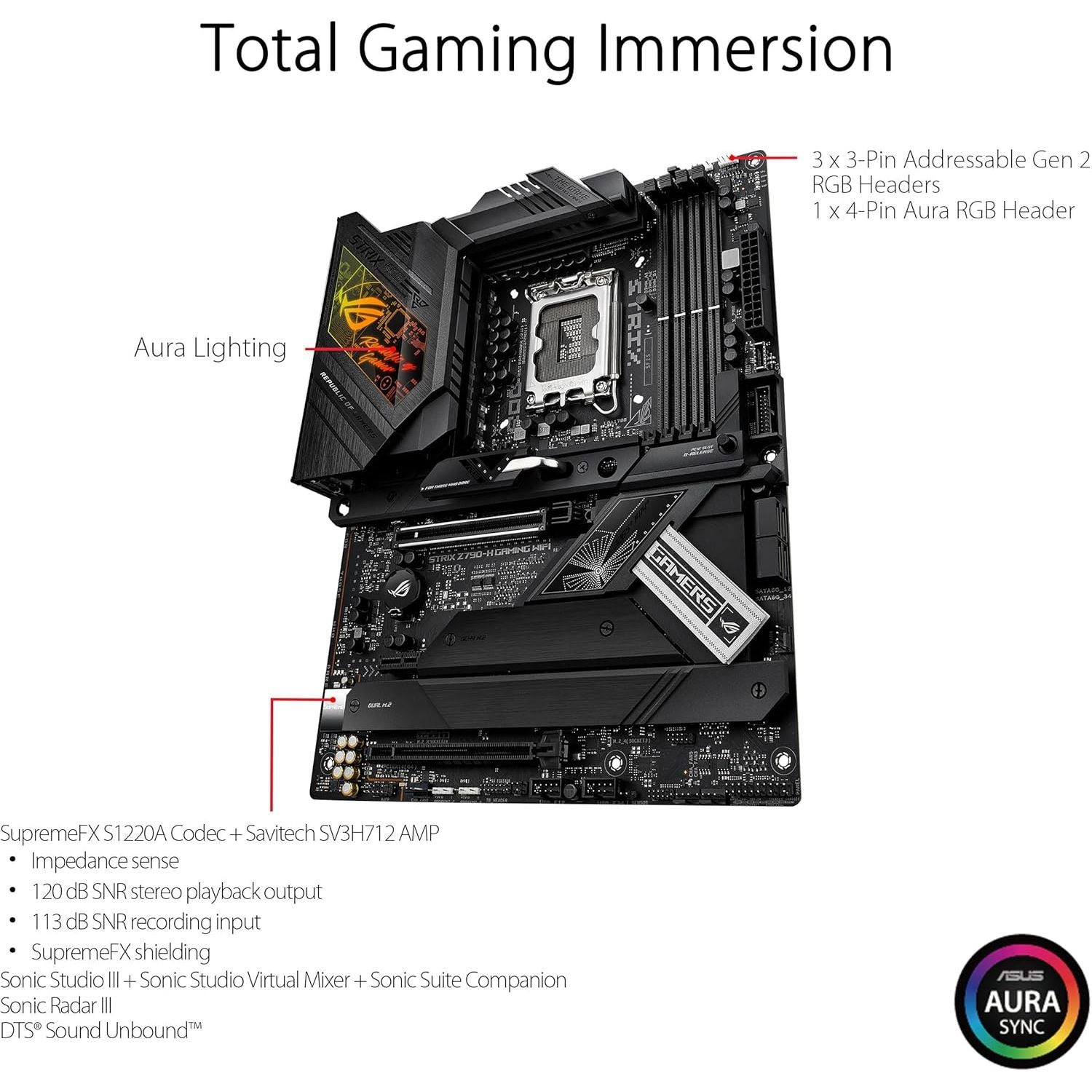 Buy ASUS,ASUS ROG Strix Z790-H Gaming WiFi – Intel Z790 ATX Motherboard, LGA 1700, DDR5, PCIe 5.0, Wi-Fi 6E, 2.5G LAN, 4× M.2, RGB – Black - Gadcet UK | UK | London | Scotland | Wales| Near Me | Cheap | Pay In 3 | Motherboards