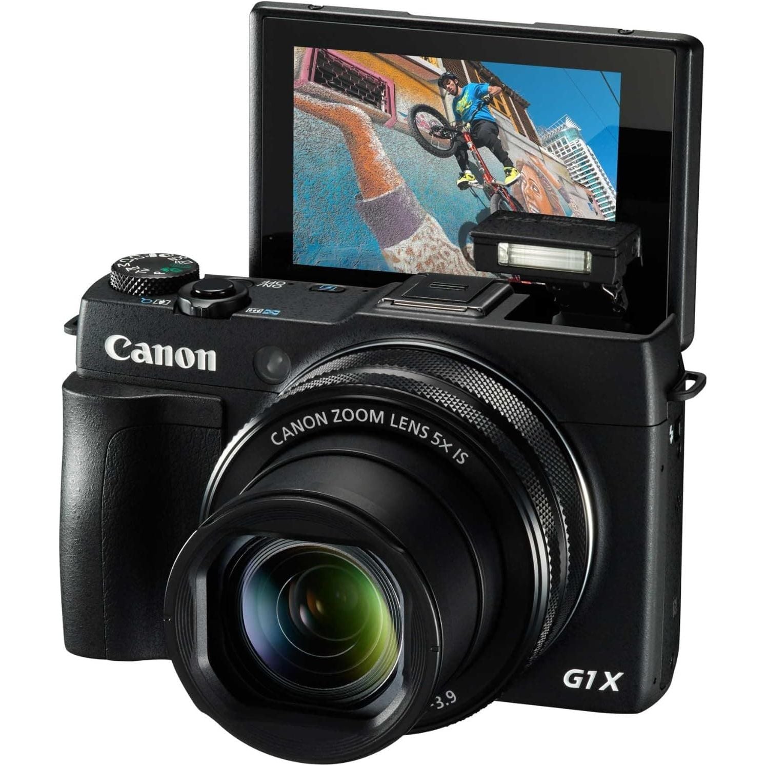 Buy Canon,Canon PowerShot G1X Mark II Camera - (12.8 MP, 5x Optical Zoom) 3 inch Touch Screen - Black - Gadcet UK | UK | London | Scotland | Wales| Ireland | Near Me | Cheap | Pay In 3 | Camera & Video Camera Lenses