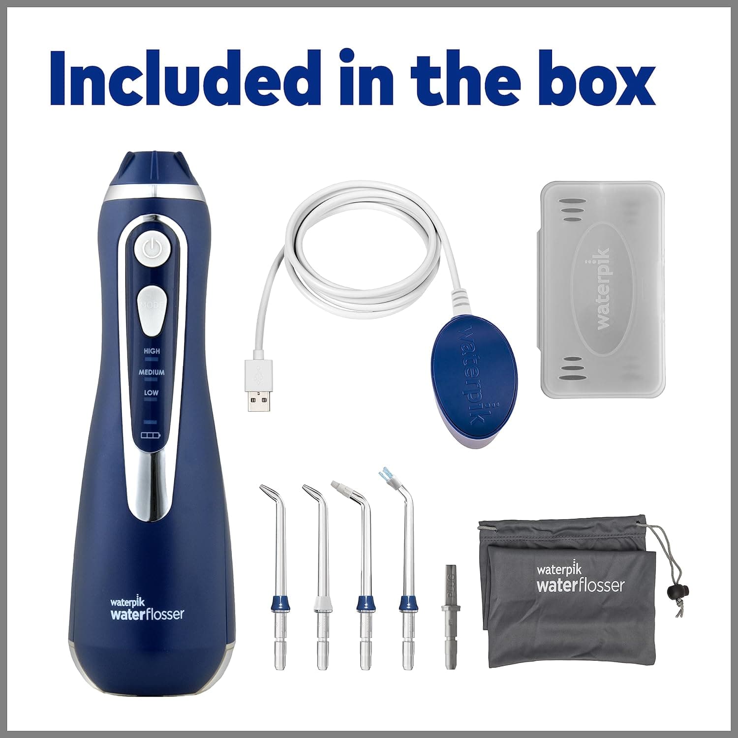 Buy Waterpik,Waterpik Cordless Advanced Water Flosser, 3 Pressure Settings, USB Charger, Blue, WP-583UK - Gadcet UK | UK | London | Scotland | Wales| Near Me | Cheap | Pay In 3 | Dental Water Jets