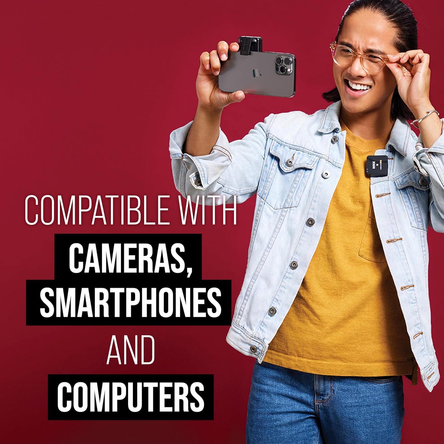 Buy RØDE,RØDE Wireless GO II Ultra-compact Dual-channel Wireless Microphone System with Built-in Microphones, On-board Recording and 200m Range for Filmmaking, Interviews and Content Creation - Gadcet UK | UK | London | Scotland | Wales| Near Me | Cheap | Pay In 3 | Microphones