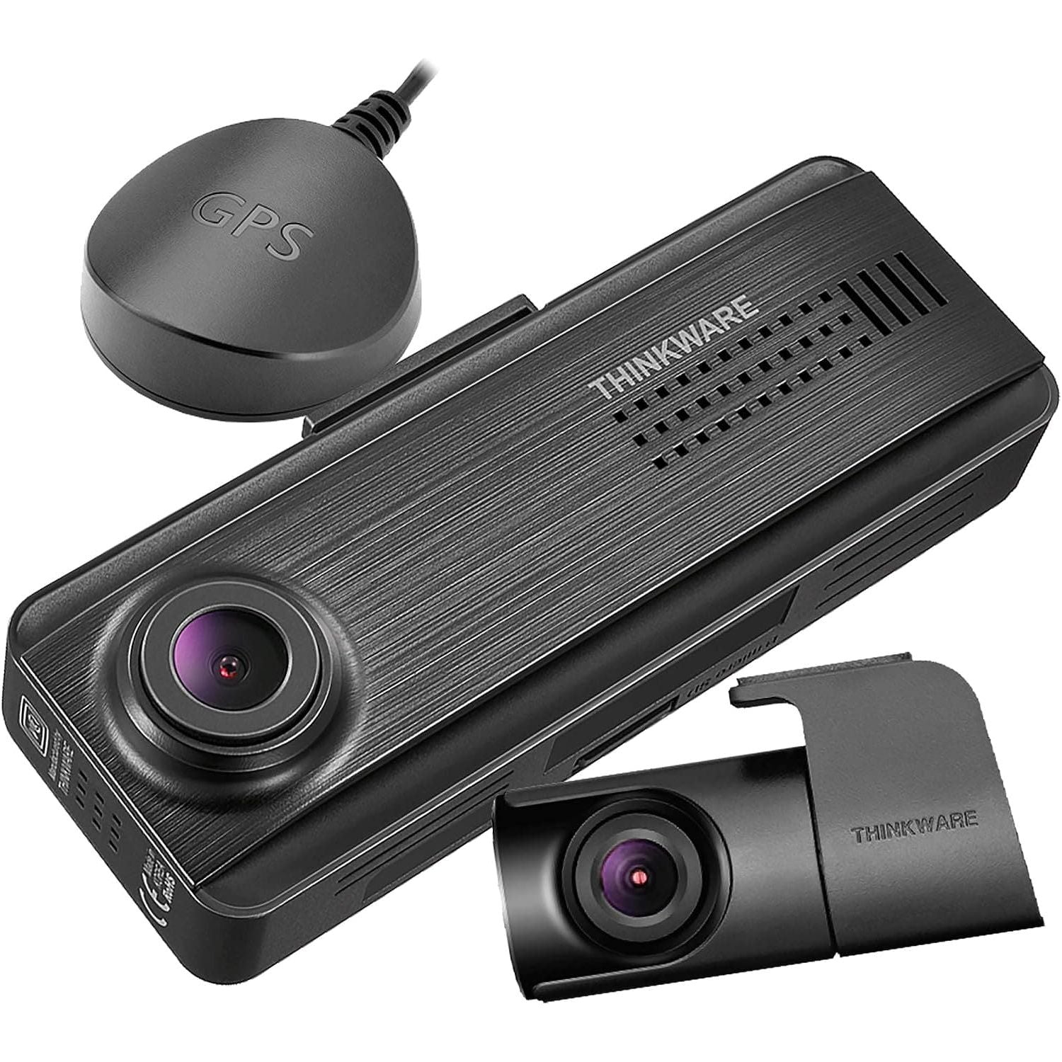Buy Thinkware,Thinkware F200PRO Dash Cam Full 1080p Front and Rear Car Camera Dashcam - Super Night Vision, Includes 32GB SD card, GPS, Plug & Play and Hardwire lead for Battery Safe Parking Mode - Android/iOS App - Gadcet UK | UK | London | Scotland | Wales| Ireland | Near Me | Cheap | Pay In 3 | Electronics Accessories