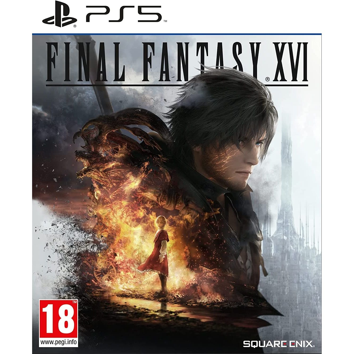 Buy playstation,Final Fantasy XVI (PlayStation 5) - Includes 6 Faction Embroidered Patches - Gadcet.com | UK | London | Scotland | Wales| Ireland | Near Me | Cheap | Pay In 3 | Games