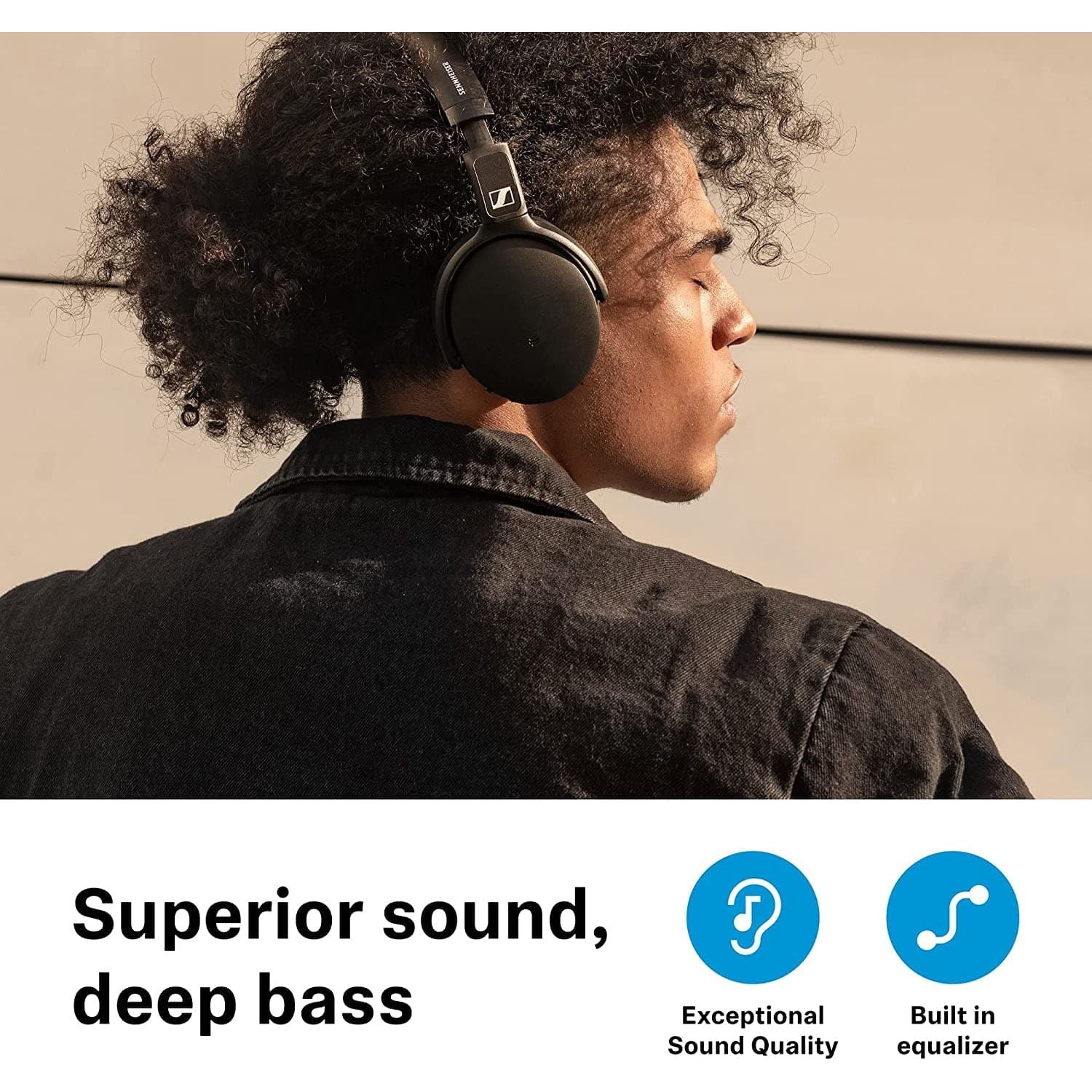 Buy SENHEISER,Sennheiser HD 350BT Bluetooth 5.0 Wireless Headphone - 30-Hour Battery Life, USB-C Fast Charging, Virtual Assistant Button, Foldable - Black - Gadcet.com | UK | London | Scotland | Wales| Ireland | Near Me | Cheap | Pay In 3 | Headphones
