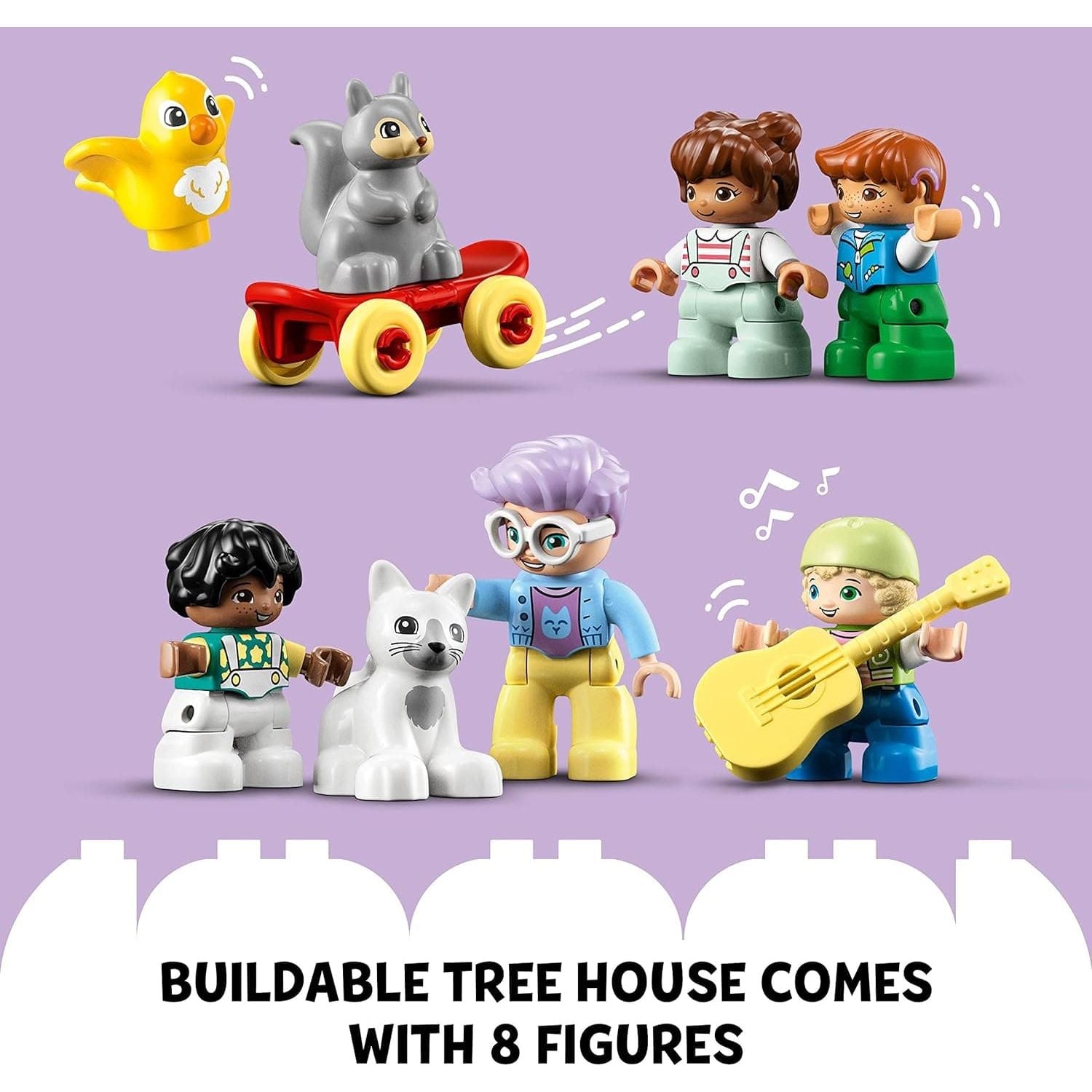 LEGO DUPLO 3in1 Tree House Set with Animal Figures - 5