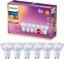 Buy Philips,Philips WarmGlow 6-Pack Dimmable LED Light Bulbs – GU10 Spot, 3.8W (50W Equivalent), 2700-2200K, Relaxed Home Lighting, Energy Class F - Gadcet UK | UK | London | Scotland | Wales| Near Me | Cheap | Pay In 3 | LED Light Bulbs
