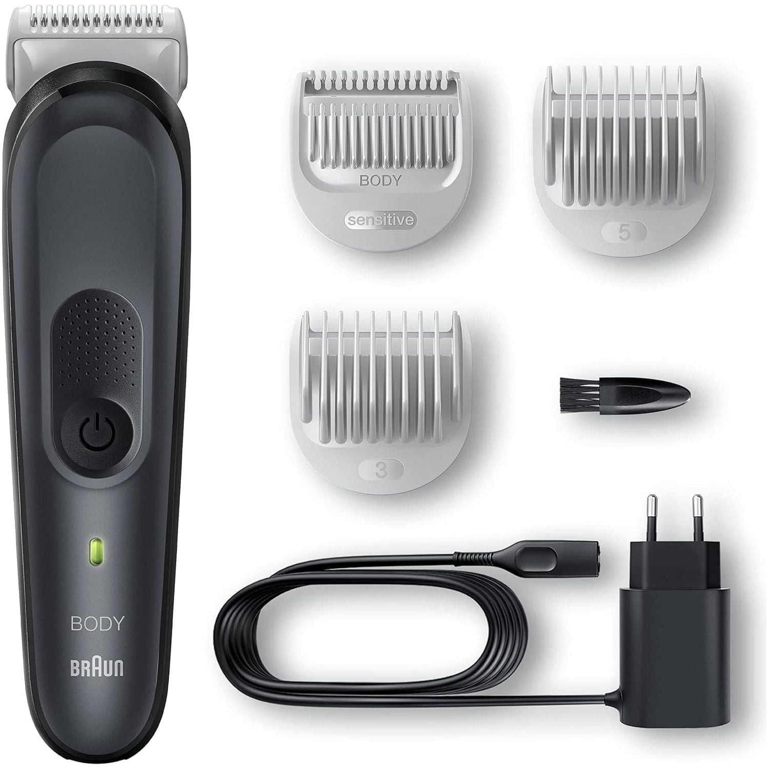 Buy Braun,Braun Body Groomer 3 BG3350 - Manscaping Tool with SkinShield Technology, Sensitive Comb, Wet & Dry, 100% Waterproof, UK 2 Pin Plug - Black/Grey - Gadcet UK | UK | London | Scotland | Wales| Near Me | Cheap | Pay In 3 | Hair Clipper & Trimmer Accessories