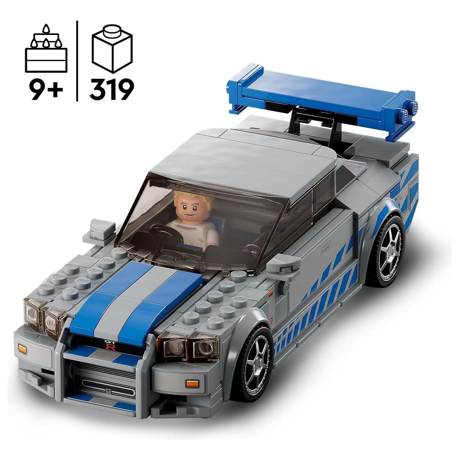 Buy LEGO,LEGO Speed Champions 2 Fast 2 Furious Nissan Skyline GT-R (R34) – Set 76917 - Gadcet UK | UK | London | Scotland | Wales| Near Me | Cheap | Pay In 3 | Building Toys