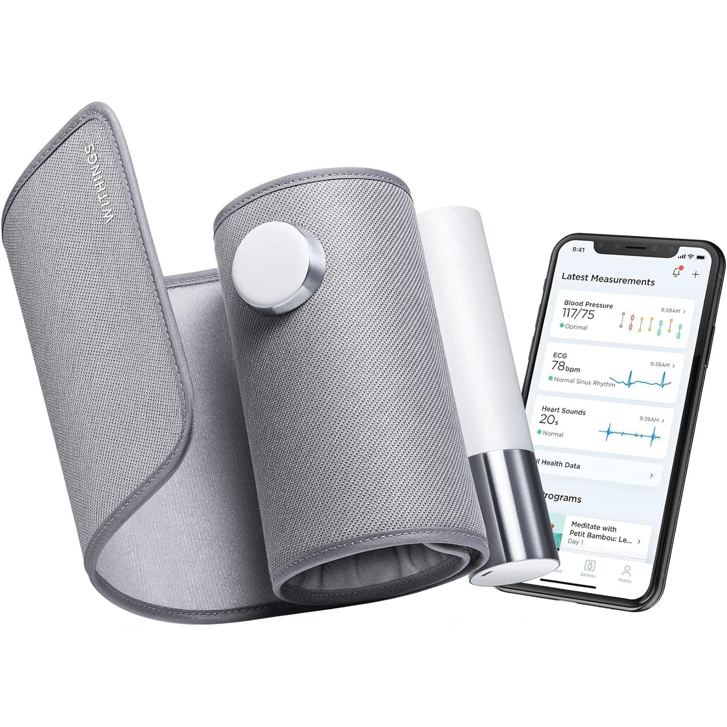 Buy Withings,Withings BPM Core - Electric Arm Blood Pressure Monitor with ECG and Digital Stethoscope, Wi-Fi Sync - Gadcet UK | UK | London | Scotland | Wales| Near Me | Cheap | Pay In 3 | Blood Pressure Monitors