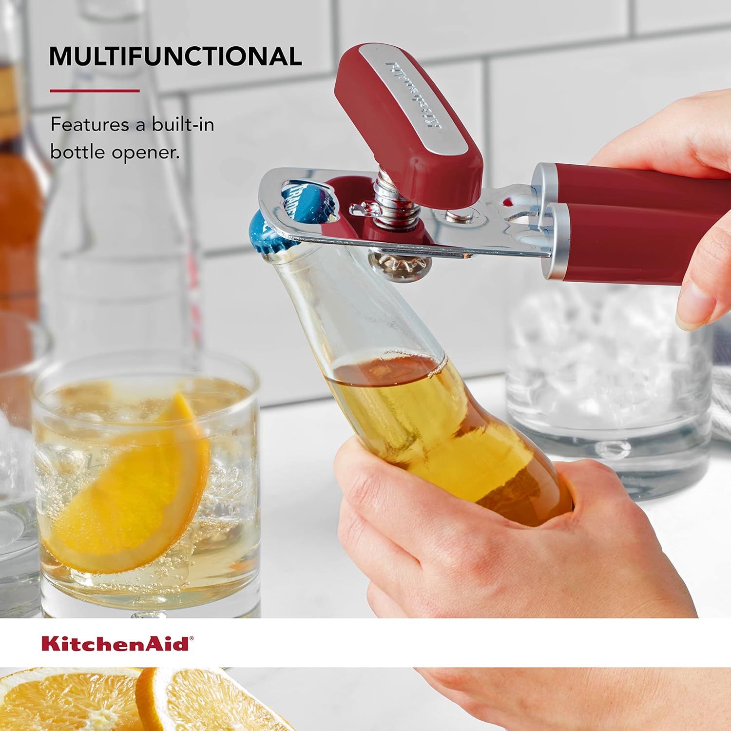 Buy KitchenAid,KitchenAid Classic Multifunction Can & Bottle Opener – 8.34-Inch, Empire Red - Gadcet UK | UK | London | Scotland | Wales| Near Me | Cheap | Pay In 3 | Kitchen Tools & Utensils