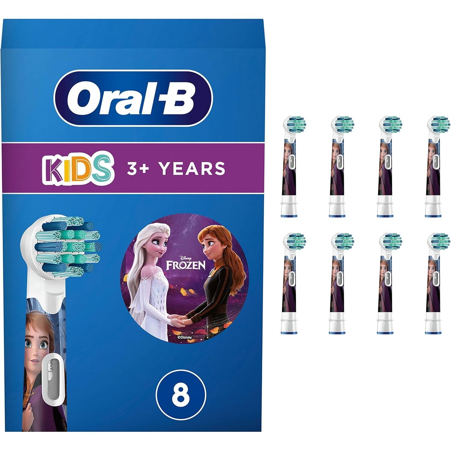 Buy Oral-B,Oral-B Kids Frozen Electric Toothbrush Heads, Extra Soft, Ages 3+, 8-Pack - Gadcet UK | UK | London | Scotland | Wales| Near Me | Cheap | Pay In 3 | Toothbrush Head