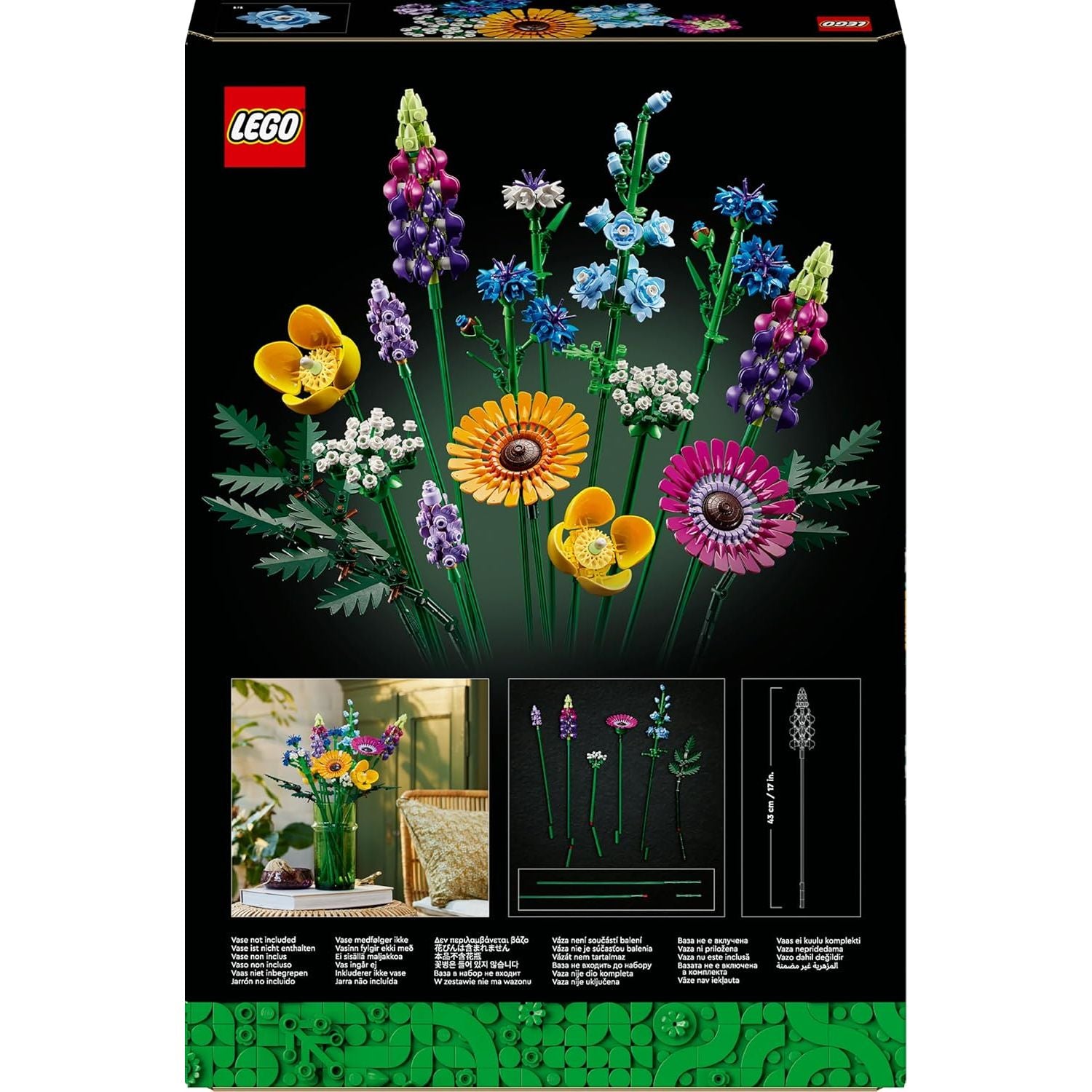 Buy LEGO,LEGO Botanicals Wildflower Bouquet Set – Artificial Flowers Building Kit (Set 10313) - Gadcet UK | UK | London | Scotland | Wales| Near Me | Cheap | Pay In 3 | Construction Set Toys