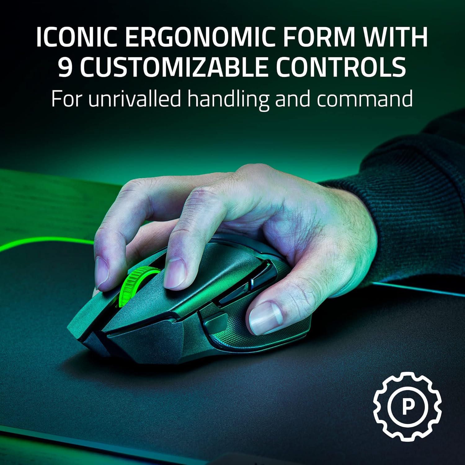 Buy Razer,Razer Basilisk V3 X HyperSpeed Wireless Gaming Mouse – 18K DPI Sensor, 9 Customisable Controls, Chroma RGB, Black - Gadcet UK | UK | London | Scotland | Wales| Near Me | Cheap | Pay In 3 | Mice & Trackballs