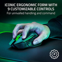 Razer Basilisk V3 X HyperSpeed Wireless Gaming Mouse – 18K DPI Sensor, 9 Customisable Controls, Chroma RGB, Black