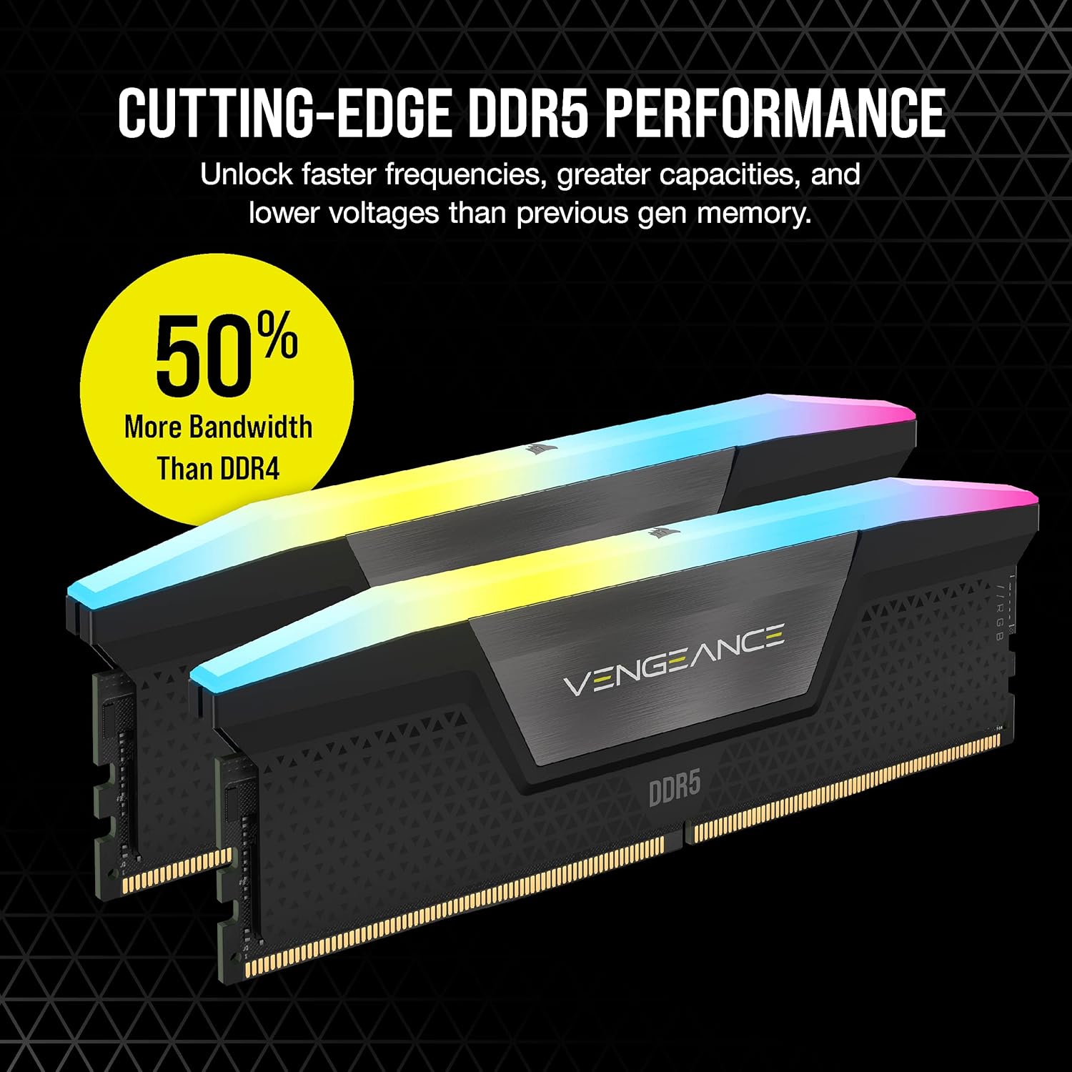 Buy Corsair,Corsair Vengeance RGB DDR5 32GB (2x16GB) 6000MHz CL30 – AMD EXPO & Intel XMP, iCUE Compatible – Grey (CMH32GX5M2B6000Z30K) - Gadcet UK | UK | London | Scotland | Wales| Near Me | Cheap | Pay In 3 | RAM