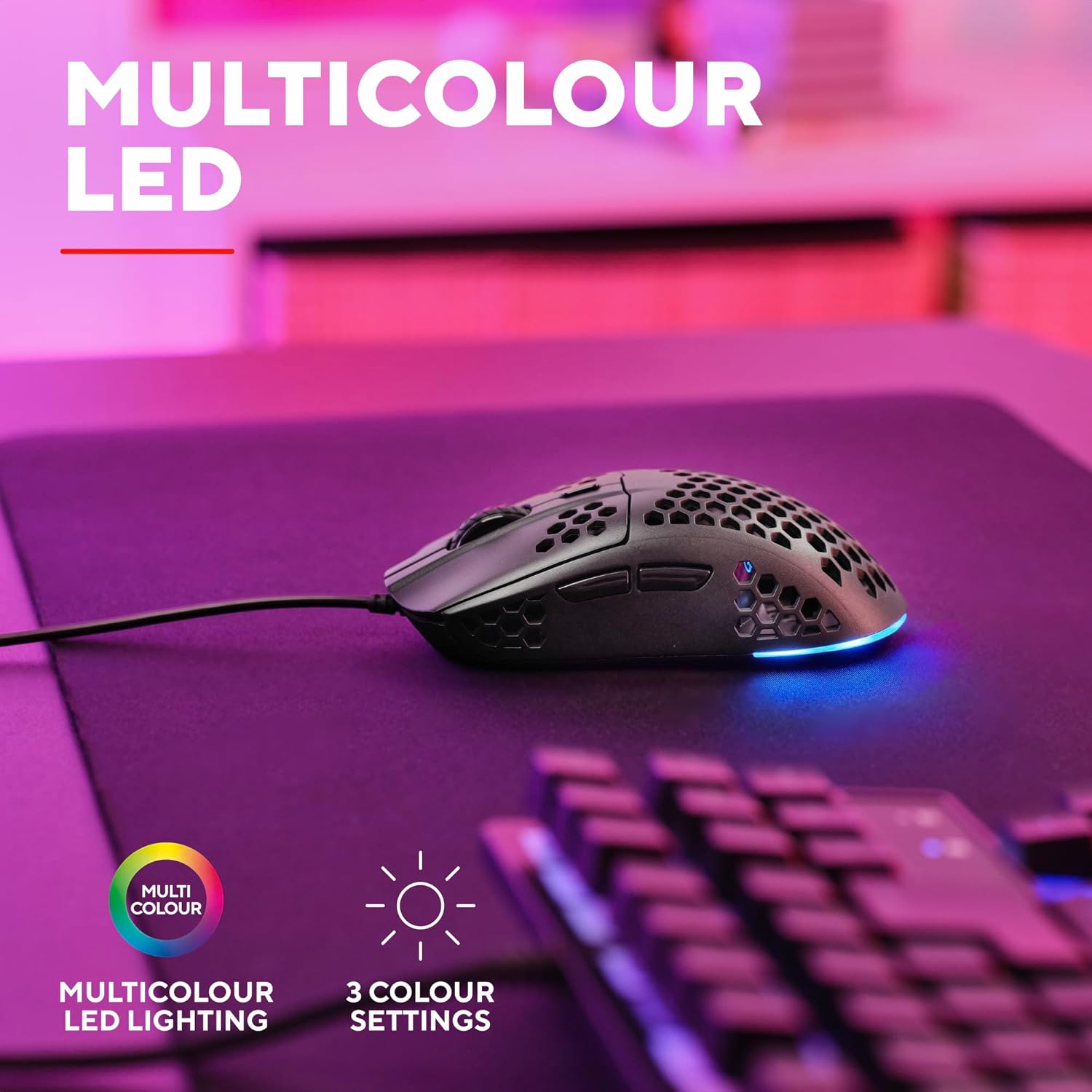Buy Trust Gaming,Trust Gaming GXT 928 Helox Superlight Wired Gaming Mouse – 65g, 200-6400 DPI, Optical Sensor, 6 Programmable Buttons, RGB LED – Black - Gadcet UK | UK | London | Scotland | Wales| Near Me | Cheap | Pay In 3 | Gaming Mouse