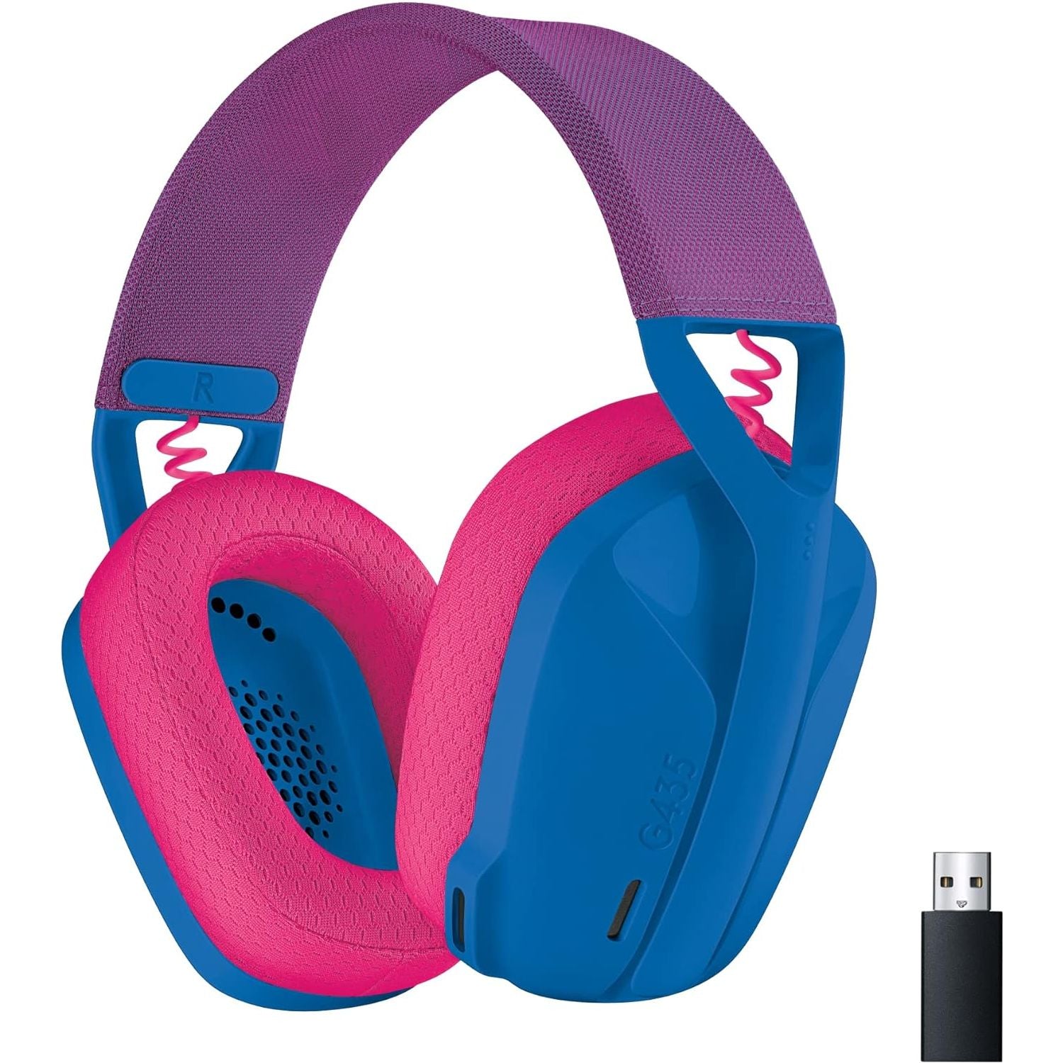 Buy Logitech,Logitech G435 Wireless Gaming Headset, Ultra-Lightweight 165g, 18h Battery, Built-in Mics, Dolby Atmos - PC, PS4, PS5, Switch - Gadcet UK | UK | London | Scotland | Wales| Near Me | Cheap | Pay In 3 | Headphones & Headsets