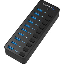 Buy Sabrent,SABRENT 10 port USB hub 3.2x1 with power adapter 60W, usb3 fast Powered data hub - Gadcet.com | UK | London | Scotland | Wales| Ireland | Near Me | Cheap | Pay In 3 | Computer Accessories