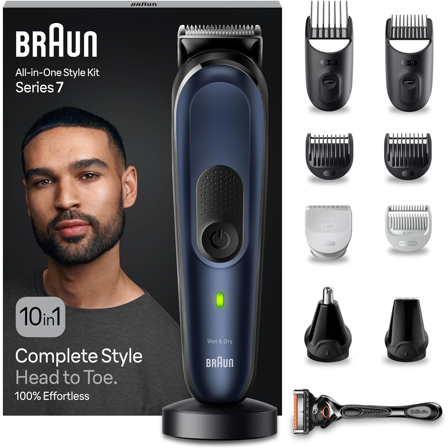 Buy Braun,Braun Series 7 MGK7410 All-in-One 10-in-1 Grooming Kit – Beard Trimmer, Hair Clipper, Body Groomer for Manscaping - Gadcet UK | UK | London | Scotland | Wales| Near Me | Cheap | Pay In 3 | Trimmer