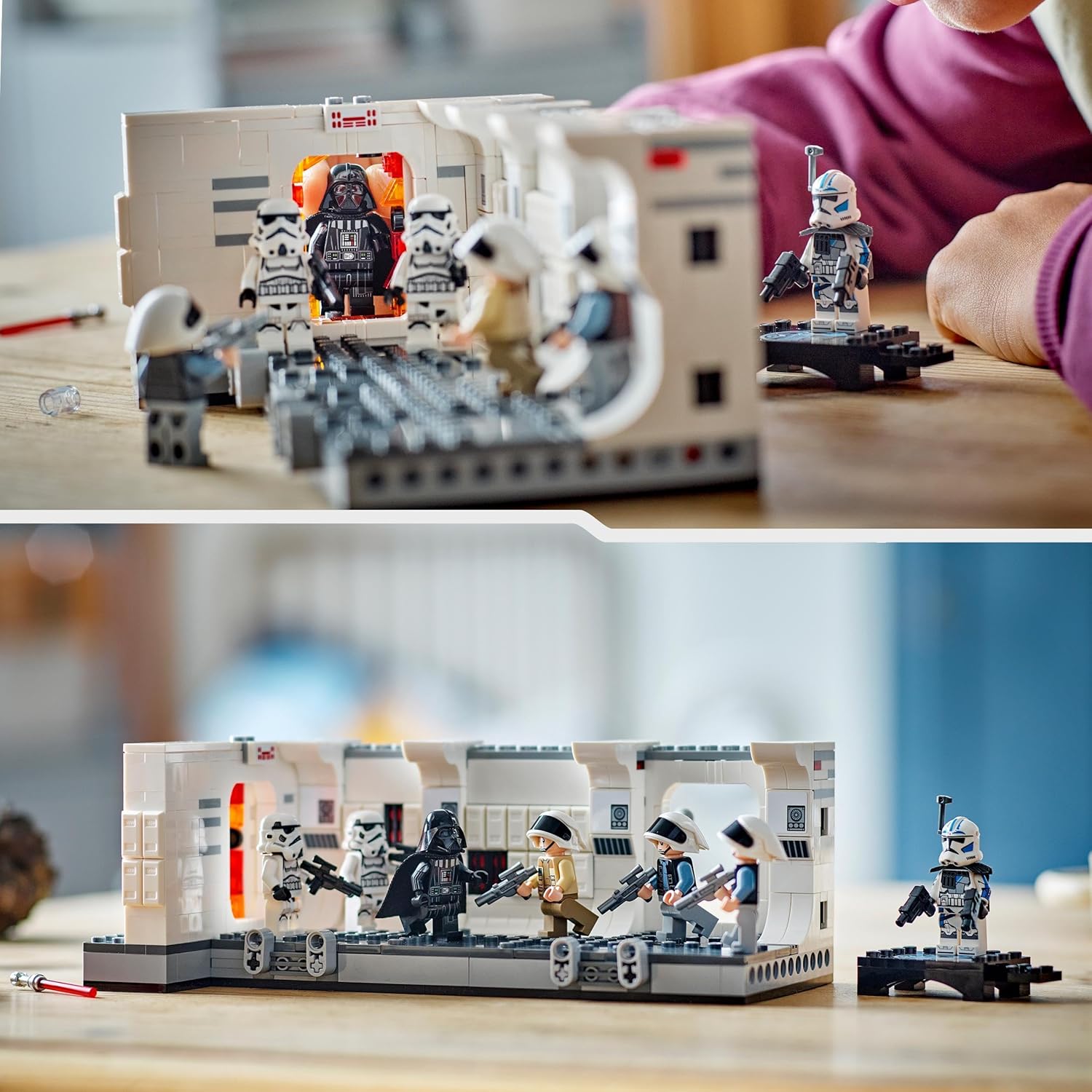 Buy LEGO,LEGO Star Wars Boarding the Tantive IV Set, A New Hope Buildable Toy for 8 Plus Year Old Boys, Girls & Kids, with 7 Minifigures Incl. Darth Vader & 25th Anniversary ARC Trooper Fives, Gift Idea 75387 - Gadcet UK | UK | London | Scotland | Wales| Near Me | Cheap | Pay In 3 | Interlocking Blocks