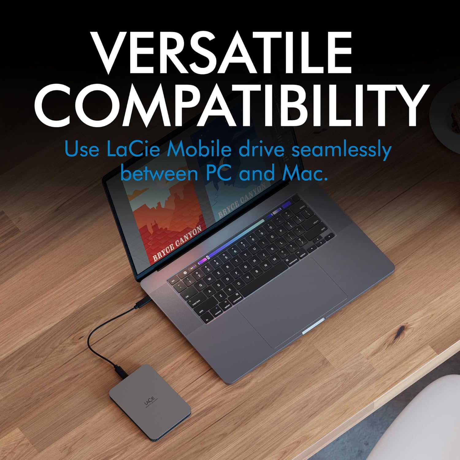 Buy LaCie,LaCie Mobile Drive 5TB Portable External Hard Drive for Mac & PC, Space Grey, with Data Rescue Service (STLR5000400) - Gadcet UK | UK | London | Scotland | Wales| Near Me | Cheap | Pay In 3 | External Hard drives