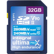 Buy Integral,Integral 32GB SDHC Card - UHS-II V90, 1866X High Speed, 280MB/s Read, 240MB/s Write Professional Memory - Gadcet UK | UK | London | Scotland | Wales| Near Me | Cheap | Pay In 3 | Flash Memory Cards
