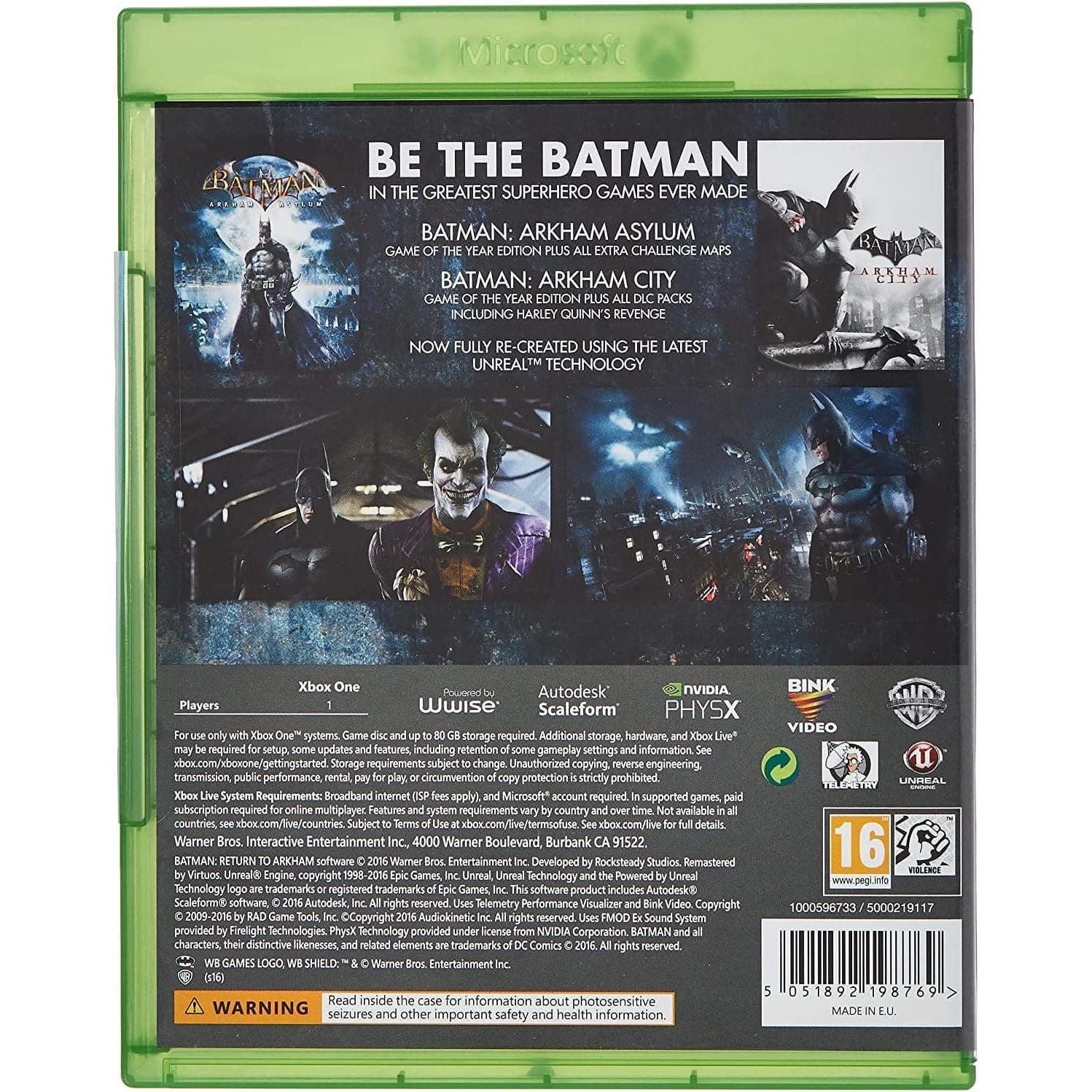 Buy Xbox One,Batman Return to Arkham (Xbox One) - Gadcet UK | UK | London | Scotland | Wales| Ireland | Near Me | Cheap | Pay In 3 | Video Game Software