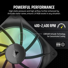 Buy Corsair,Corsair iCUE LINK LX120 RGB 120mm PWM Fan - Single Pack, Dual Light Loops, AirGuide Technology - Black - Gadcet UK | UK | London | Scotland | Wales| Near Me | Cheap | Pay In 3 | Computer & Accessories