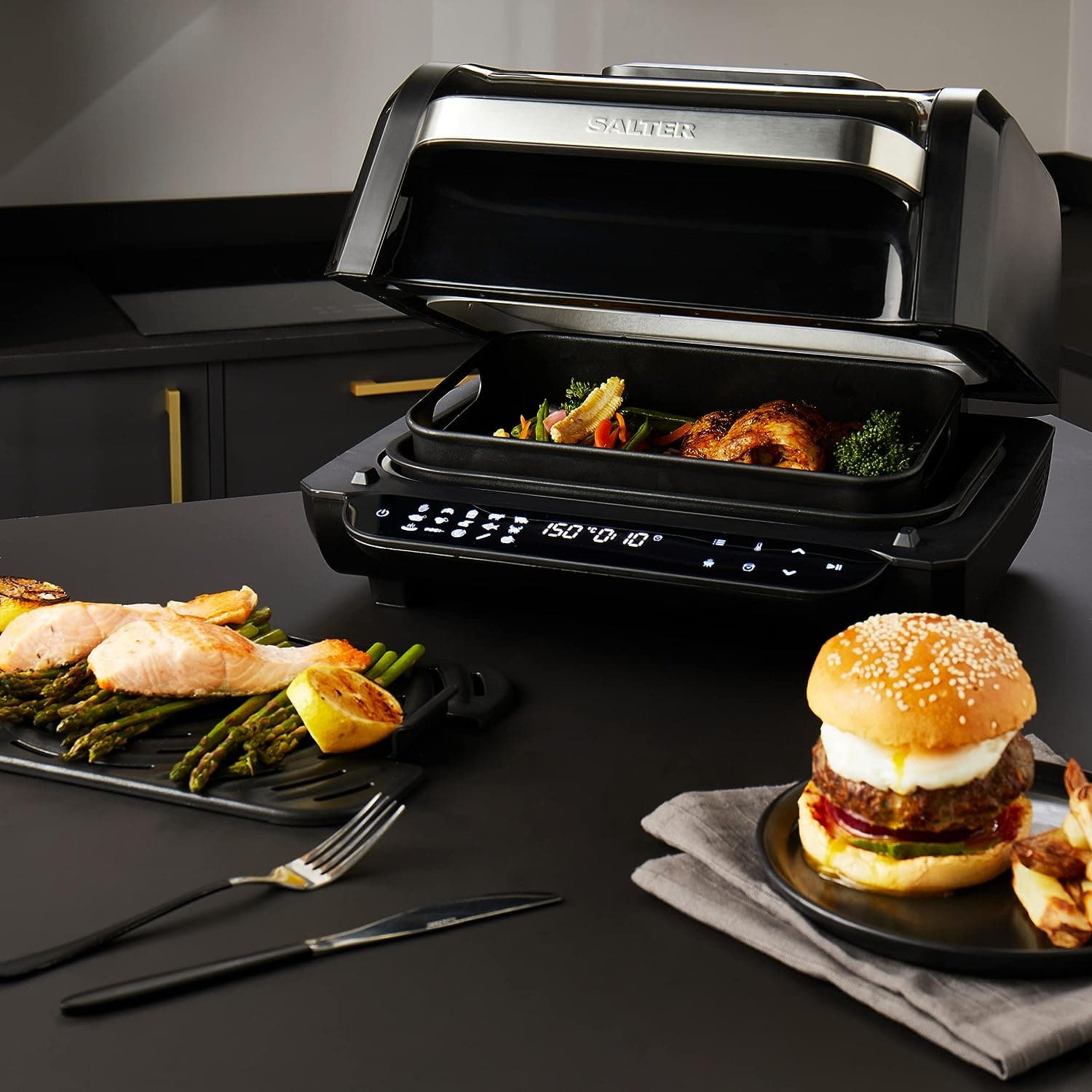 Buy Salter,Salter EK5106 AeroGrill Pro - 16 in 1 Hot Air Fryer - Gadcet UK | UK | London | Scotland | Wales| Ireland | Near Me | Cheap | Pay In 3 | Electronics
