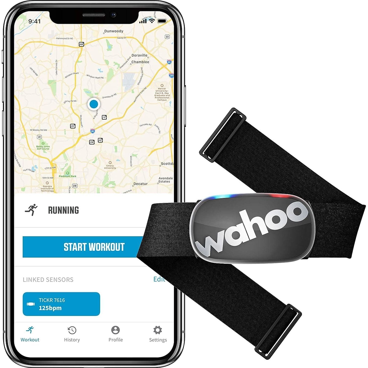 Buy Wahoo Fitness,Wahoo TICKR Heart Rate Monitor - Black - Gadcet UK | UK | London | Scotland | Wales| Ireland | Near Me | Cheap | Pay In 3 | Fitness Toys