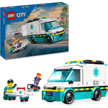 Buy LEGO,LEGO City Emergency Ambulance Toy with 2 Minifigures - Educational Learning Toys for 5+ Year Old Boys & Girls - Gift Ideas for Birthdays & Holidays - Gadcet UK | UK | London | Scotland | Wales| Near Me | Cheap | Pay In 3 | Interlocking Blocks