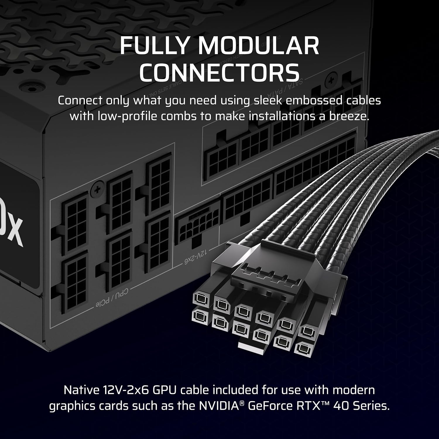 Buy Corsair,Corsair RM1000x – 1000W Fully Modular Low-Noise ATX Power Supply, ATX 3.1 & PCIe 5.1 Ready, Cybenetics Gold Certified, 12V-2x6 Connector – Black - Gadcet UK | UK | London | Scotland | Wales| Near Me | Cheap | Pay In 3 | Computer Power Supplies
