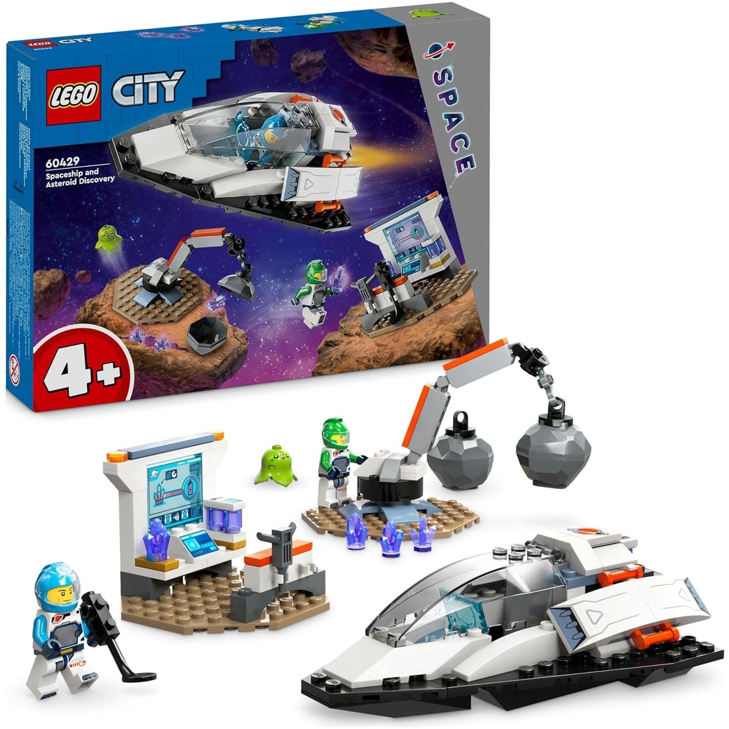Buy Lego,LEGO City Spaceship and Asteroid Discovery Set (60429) – Ages 4+ - Gadcet UK | UK | London | Scotland | Wales| Near Me | Cheap | Pay In 3 | Building Toys