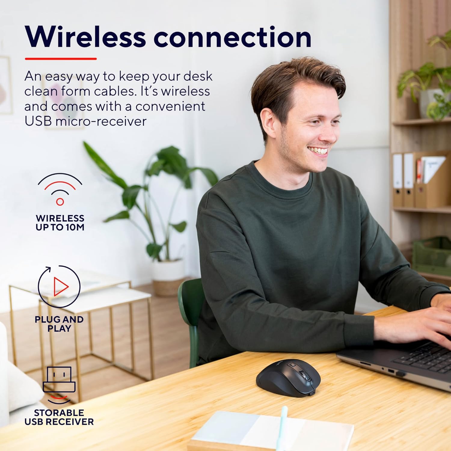 Buy Trust,Trust Fyda Rechargeable Wireless Mouse – 800-2400 DPI, 6 Buttons, Ergonomic Design, Black - Gadcet UK | UK | London | Scotland | Wales| Near Me | Cheap | Pay In 3 | Mice & Trackballs