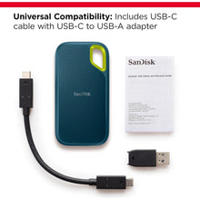 SanDisk Extreme Portable SSD 4TB – USB-C, Up to 1050MB/s Read, 1000MB/s Write | NVMe, IP65 Water & Dust Resistant – Monterey