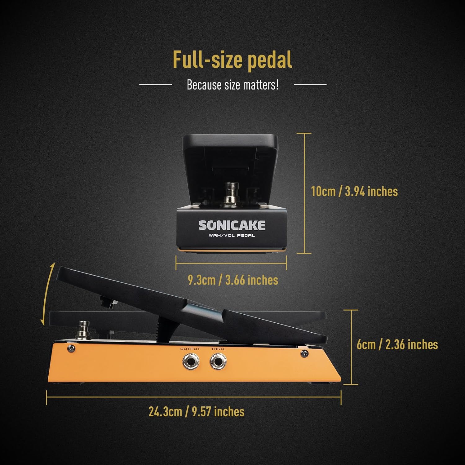 Buy SONICAKE,SONICAKE Active Wah Pedal FlipWah Effect – 2-in-1 Combo Guitar Effects Pedal - Gadcet UK | UK | London | Scotland | Wales| Near Me | Cheap | Pay In 3 | Guitar Pedals