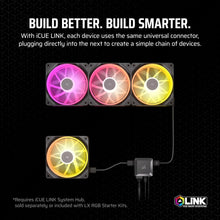 Buy Corsair,Corsair iCUE LINK LX120 RGB 120mm PWM Fan - Single Pack, Dual Light Loops, AirGuide Technology - Black - Gadcet UK | UK | London | Scotland | Wales| Near Me | Cheap | Pay In 3 | Computer & Accessories