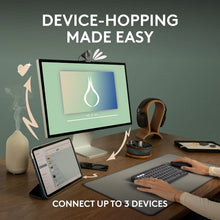 Logitech Pebble Mouse 2 M350s Slim Bluetooth Wireless Mouse, Quiet Clicks, Multi-Device, Custom Button Rose