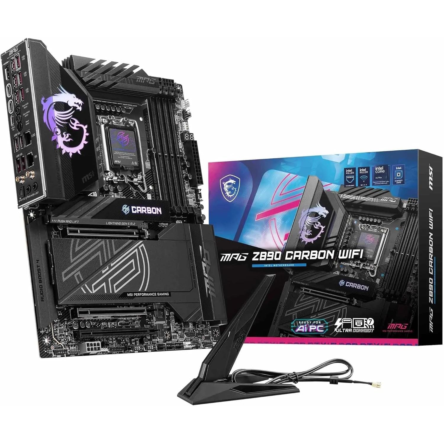 Buy MSI,MSI MPG Z890 CARBON WIFI ATX Motherboard – Intel Core Ultra (Series 2) Support - Gadcet UK | UK | London | Scotland | Wales| Near Me | Cheap | Pay In 3 | Motherboards
