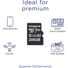Buy Integral,Integral 256GB MicroSDXC Card – UHS-I U3 C10 V30 A2, 180MB/s Read, 130MB/s Write – INMSDX256G-180V30 - Gadcet UK | UK | London | Scotland | Wales| Near Me | Cheap | Pay In 3 | Flash Memory Cards